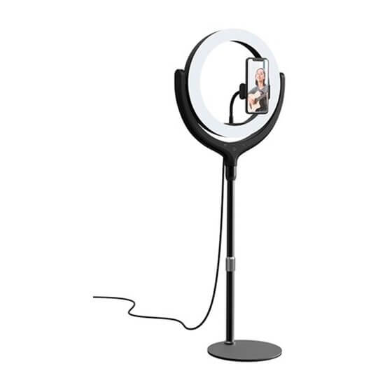 Suporte Devia Stand LED Ring 12" 1.70m BLK