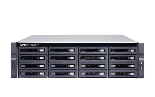 NAS QNAP 16-Bay Xeon E-2236 6C/12T 3.4GHz/128GB /4x1Gb,2x10Gb/USB/RPS/3U-TS-h1683XU-RP-E2236-128G