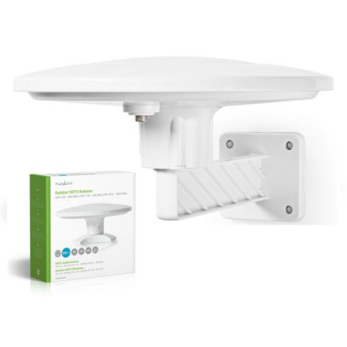 NEDIS ANTENA OUTDOOR HDTV 0-50KM / GAIN 46 Db / FM-VHF-UHF WHITE