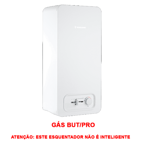 ESQUENTADOR VULCANO GAS BUTANO/PROPANO TIC-TIC - WR 11-4 KE 11L CLASSE A 