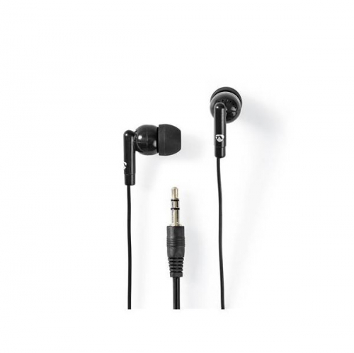 NEDIS AURICULARES 3.5MM PRETOS