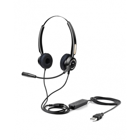 UF MOVEE: OVER-THE-EAR USB WIRED HEADSET WITH REMOTE CONTROL