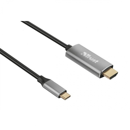 Adaptador TRUST USB-C para HDMI com suporte de vídeo Ultra HD 4K