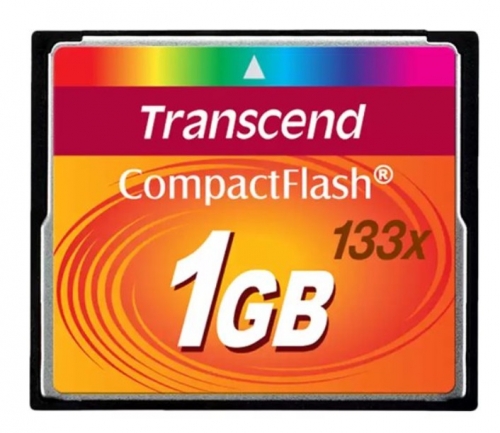 Cartão de memória flash 1 GB 133x Transcend - TS1GCF133