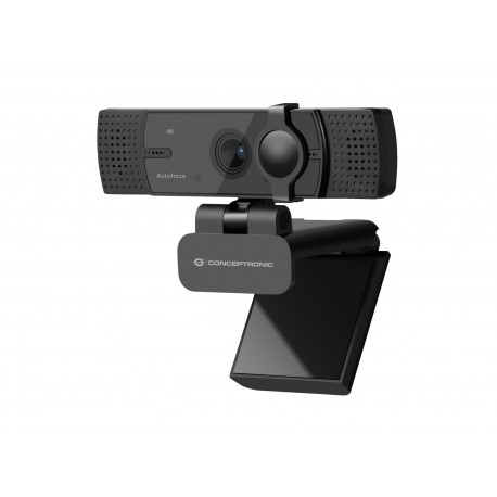 WebCam CONCEPTRONIC 4K Ultra HD Autofocus Wide Angle, Dual Microphone AMDIS08B