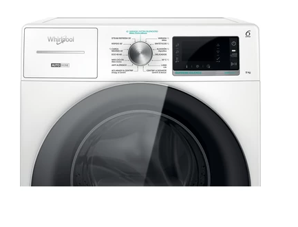 Máquina Lavar Roupa Whirlpool W8 W946WR SPT 9Kg 1400RPM Classe A