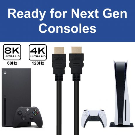 Cabo EWENT EC1321 HDMI Ultra High 2.1 com ethernet, preto 1.8 metros 8K@60Hz, HDR