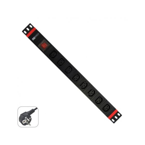 WP RACK REGUA TOMADAS 19" 8X IEC C13 PDU C/ INTERRUPTOR