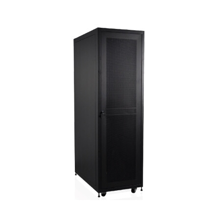 Bastidor de chão Serie RSA Server WP RACK 19" 42U 800x1200mm Mounted, Black RAL 9005