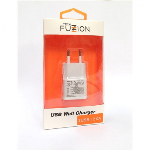 TECH FUZZION CARREGADOR 1USB 2A