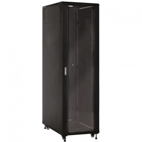 Bastidor de chão Serie RNB Network WP RACK 19" 27U 600x600mm Mounted, Black RAL 9005