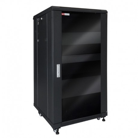 Bastidor de chão Serie RNV Audio Video WP RACK 19" 22U 600x600mm Mounted, Black RAL 9005