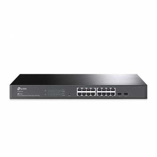 JetStream 16-Port Gigabit Smart Switch with 2 Gigabit SFP Slots