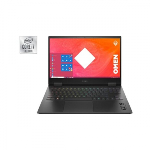 Portátil HP OMEN 15-ek0006np Intel Core i7 de 10.ª geração, 16 GB (2 x 8 GB), 512 GB PCIe NVMe M.2 SSD, Ecrã FHD 15.6", Windows 11 Home 64 