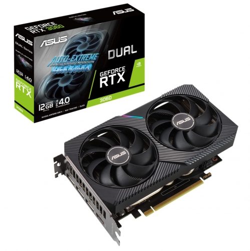 Placa gráfica ASUS NVIDIA GeForce RTX 3060 Dual OC, 12GB GDDR6 - 90YV0GB2-M0NA10