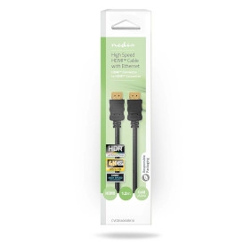 Cabo HDMI™ de alta velocidade com Ethernet 1,00 m - CVGB34000BK10