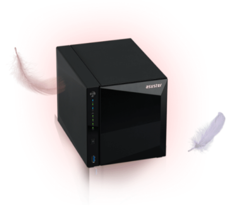NAS ASUSTOR 4 Bay Realtek RTD1296 Quad-Core 1.4GHz 2GB 2.5GbEx1 USB3.2 Gen1x3 WOW 3Y WTY AS3304T