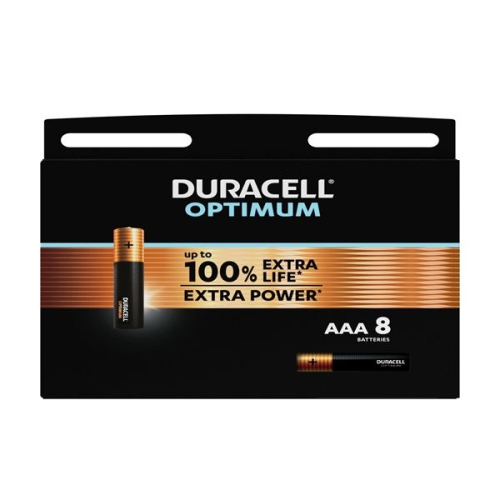 Duracell Pilha Optimum Aaa Lr03 Pack 8