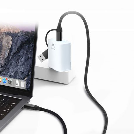  Cabo EWENT EW9918  de carregamento 60W USB-C 2 em 1