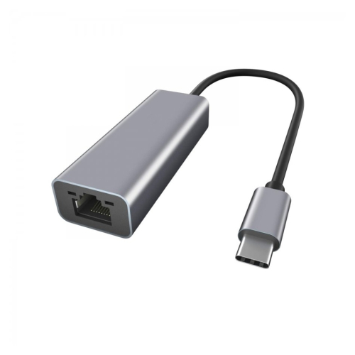 USB Type C to LAN Gigabit, aluminium, space gray