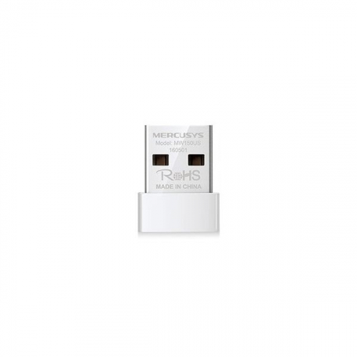 Adaptador MERCUSYS 150Mbps Wireless N Nano USB, Nano Size, 1T1R, 2.4GHz, 802.11b/g/n, USB 2.0