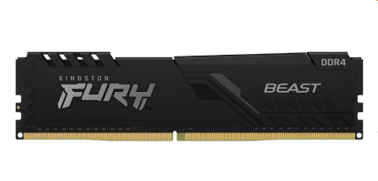 Memoria RAM Kingston FURY Beast Black 8GB DDR4 1.35V 3200MHz CL16 KF432C16BB/8