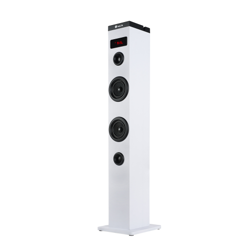 Torre de Som NGS 50 W Compatível com Tecnologia Bluetooth (USB/Rádio FM/AUX). ENTRADA ÓPTICA - SKYCHARMWHITE