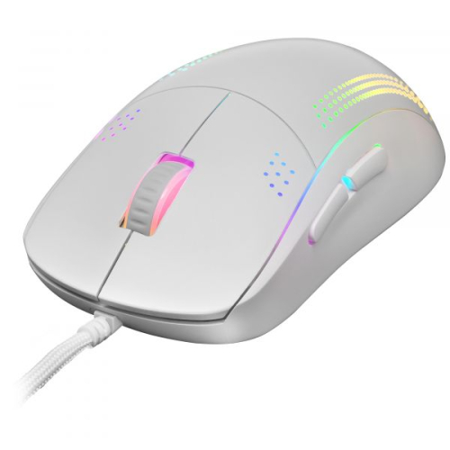 Rato MARS GAMING MMPRO, ULTRALIGHT, 32000DPI, RGB, FEATHER, AMBIDEXTROUS, Branco
