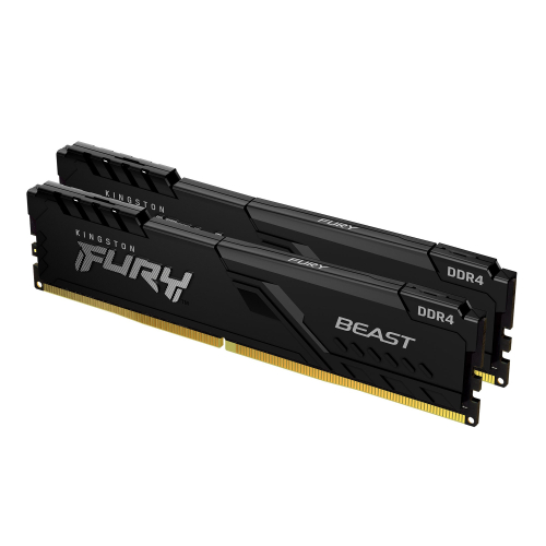 Memoria RAM Kingston FURY Beast Black 64GB 2x32GB DDR4 1.35V 3200MHz CL16 KF432C16BBK2/64