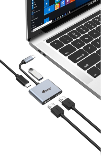 USB-C 4 in 1 Dual HDMI Adapter
