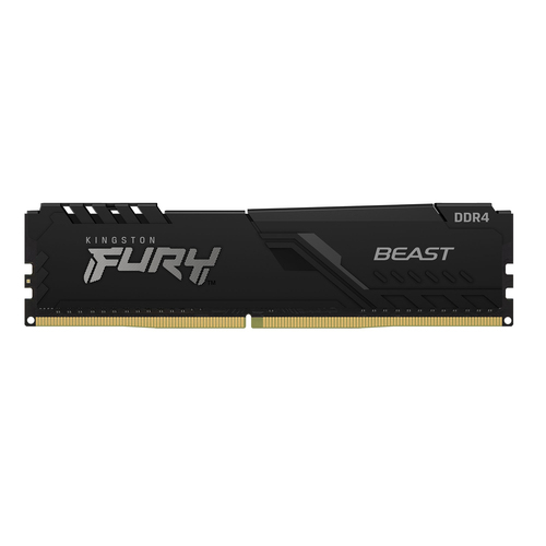 Memoria RAM Kingston FURY Beast Black 16GB 2X8GB DDR4 1.35V 3200MHZ CL16 KF432C16BBK2/16