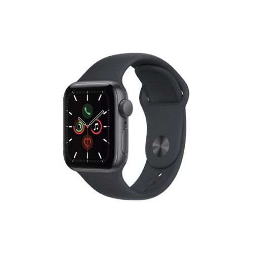 Apple Watch SE GPS, 40mm Space Grey Aluminium Case with Midnight Sport Band - Regular