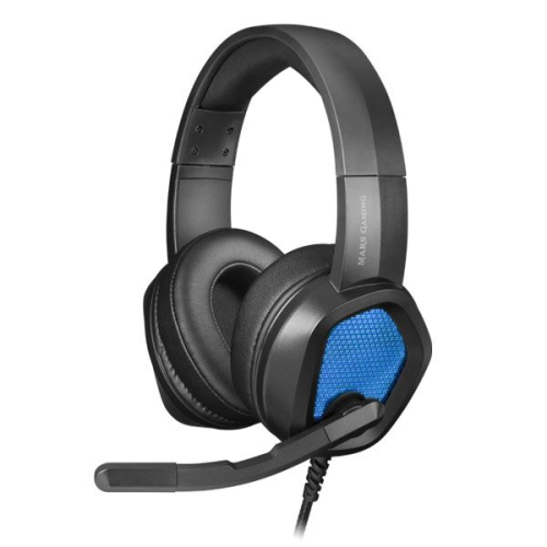 Auscultadores MARS GAMING MH320 RGB HEADPHONES MIC, HIFI, NOISE CANCEL, MULTIPLATFORM, Preto