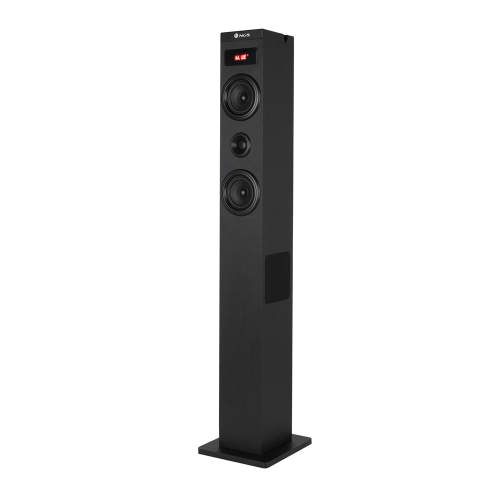 Torre de som NGS 80W compatível com a tecnologia Bluetooth- USB, Radio FM e AUX IN. Telecomando - SKYCHARM 2.1