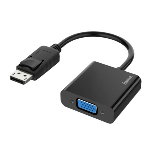 Hama Video Adapter, DisplayPort Plug - VGA Socket, Full-HD 1080p