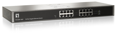LEVELONE SWITCH 16x10/100/1000 (RACKMOUNT)
