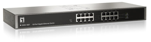 LEVELONE SWITCH 16x10/100/1000 (RACKMOUNT)