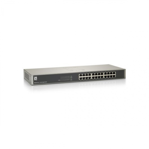 LEVELONE SWITCH 24x10/100/1000 (RACKMOUNT) 