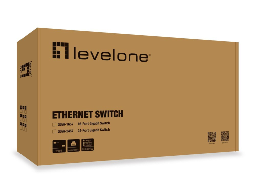 LEVELONE SWITCH 24x10/100/1000 (RACKMOUNT) 