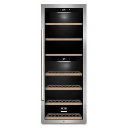 Garrafeira CASO Winepremium126 Smart 5CASOD732G Cor Inox 159.5 x 59.5 x 67.5 Cm Classe G