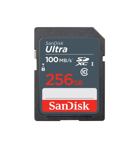 Ultra 256GB SDXC Memory Card 100MB/s