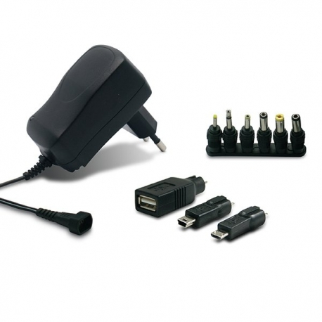 TRANSFORMADOR UNIVERSAL 600mA + USB