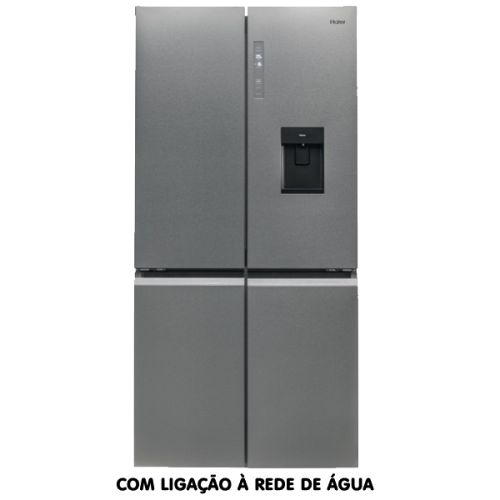 Frigorifco Americano 4 Portas Cor Inox No Frost HAIER HTF520IP7 489 L 190x 64.8 Classe E