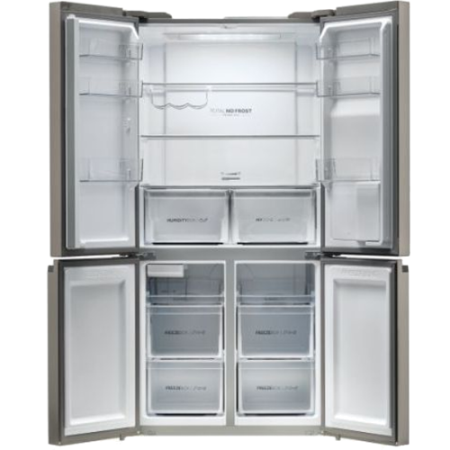 Frigorifco Americano 4 Portas Cor Inox No Frost HAIER HTF520IP7 489 L 190x 64.8 Classe E