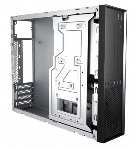 Caixa SLIM Desktop TFX UK 3001 BLACK 2*USB 3.0+2*USB 2.0 - Suporta Fonte TFX 2