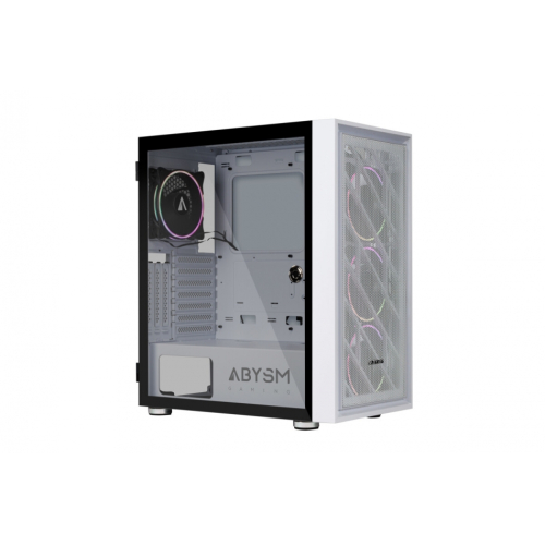 Caixa Danube KAMP-ATX Gaming -Tempered Glass- WHITE - 1XUSB 3.0+2 X USB2.0