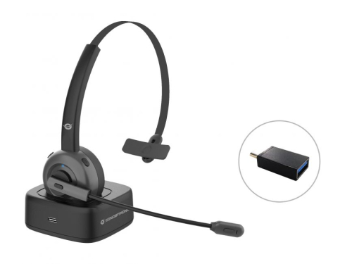 CONCEPTRONIC HEADSET POLONA BLUETOOTH NC CHARGING DOCK