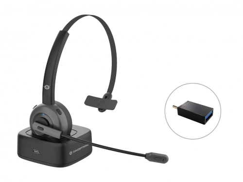 CONCEPTRONIC HEADSET POLONA BLUETOOTH NC CHARGING DOCK