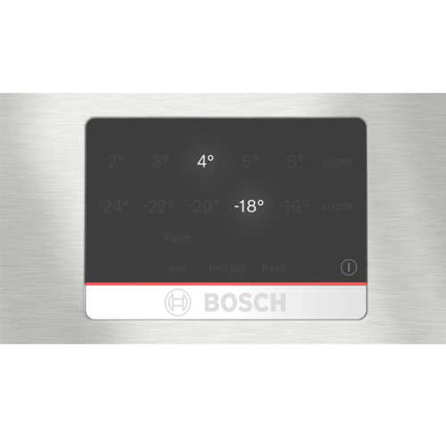 Frigorifico Combinado 2 Portas Cor Inox No Frost Bosch KGN367ICT 321 LT 186 x 60 x 66.5 Classe C