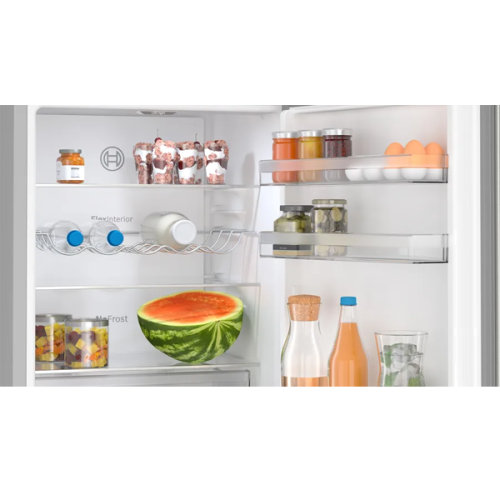 Frigorifico Combinado 2 Portas Cor Inox No Frost Bosch KGN367ICT 321 LT 186 x 60 x 66.5 Classe C